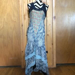 Mermaid fit hi lo dress